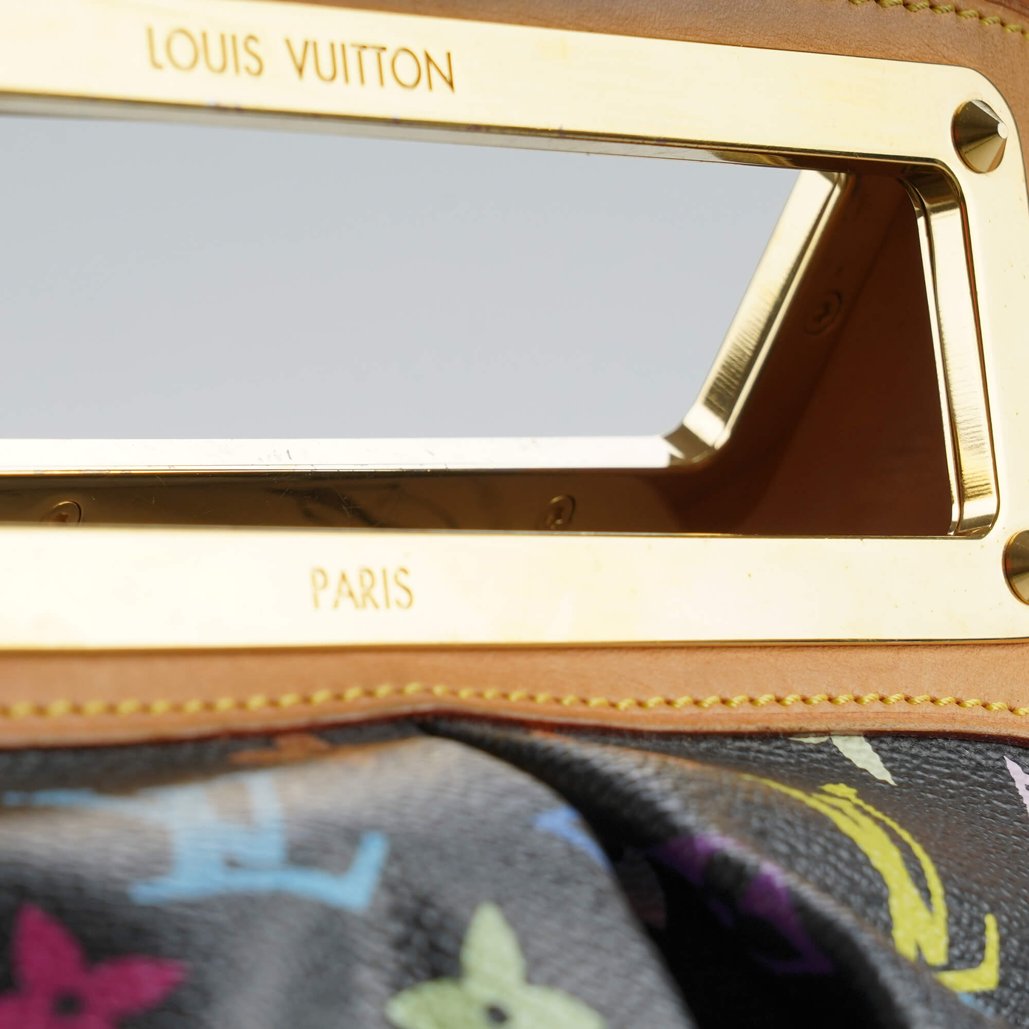 Louis Vuitton - Black Multicolor Monogram Canvas Judy MM Bag